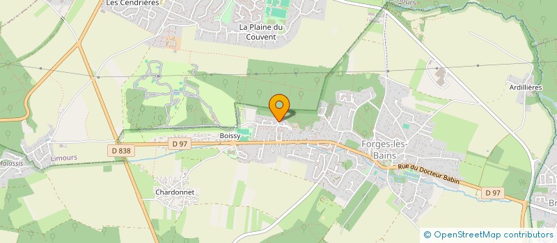 localisation de l'entreprise BATEXPRO à FORGES-LES-BAINS