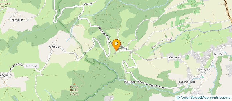 localisation de l'entreprise BATFLO  MARCILLY-LE-CHATEL