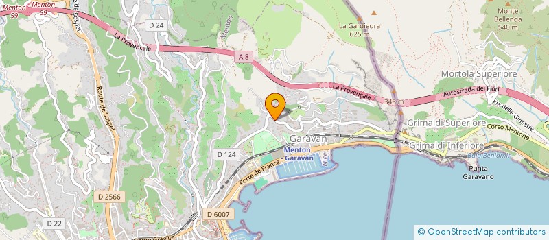localisation de l'entreprise BATFLY à MENTON