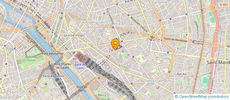 localisation de l'entreprise BATFOR  PARIS