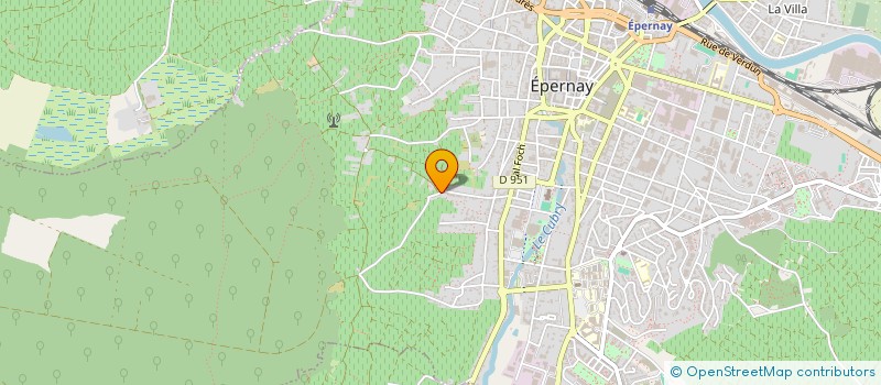 localisation de l'entreprise BATGAD à EPERNAY