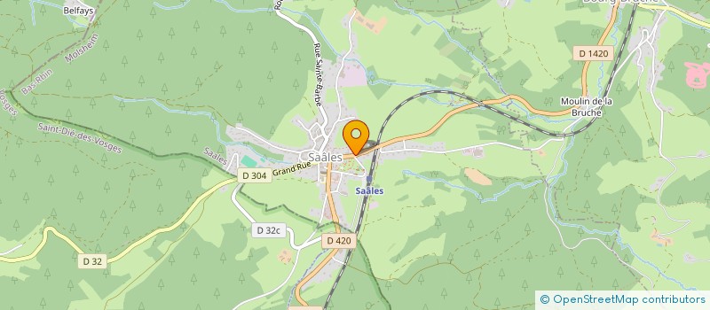 localisation de l'entreprise BATGREEN  COLROY-LA-ROCHE