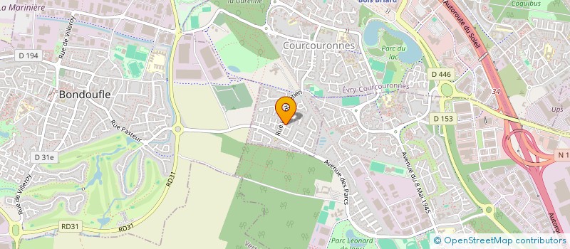 localisation de l'entreprise BATHAZ  EVRY-COURCOURONNES