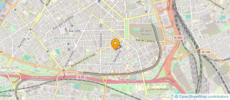 localisation de l'entreprise BATHEAN à LILLE