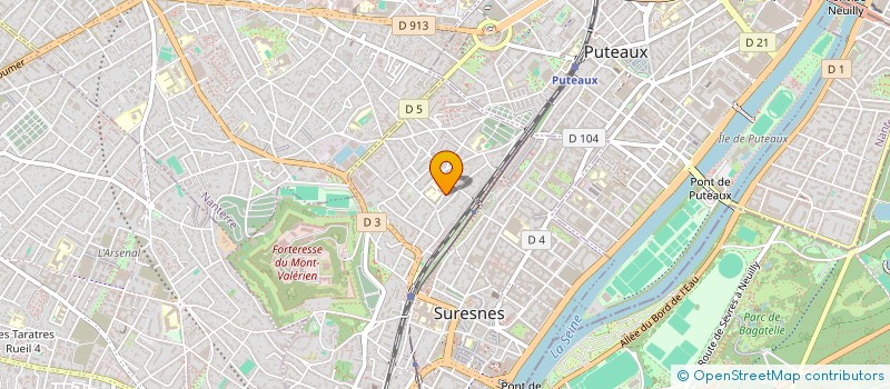 localisation de l'entreprise BATHEMA à SURESNES