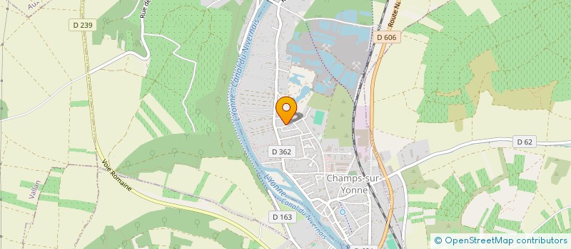 localisation de l'entreprise BATHEMA  CHAMPS-SUR-YONNE