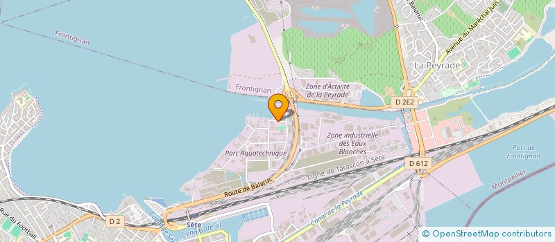 localisation de l'entreprise BATHERSBY ENTERPRISES  SETE