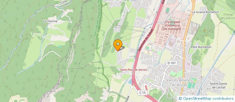 localisation de l'entreprise BATHIAS IMMOBILIER  SAINT-PAUL-DE-VARCES