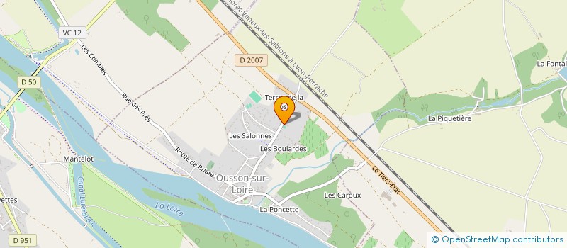localisation de l'entreprise BATHIE ET AL. à OUSSON-SUR-LOIRE