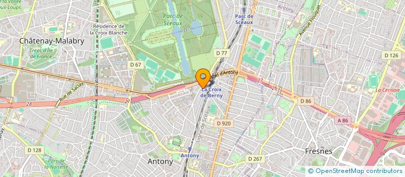 localisation de l'entreprise BATHIREV à ANTONY