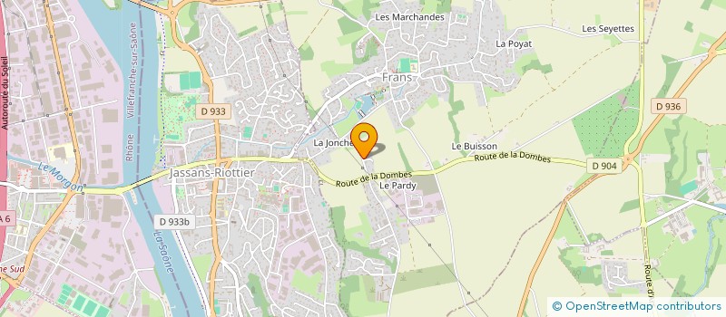 localisation de l'entreprise BATHIS à FRANS