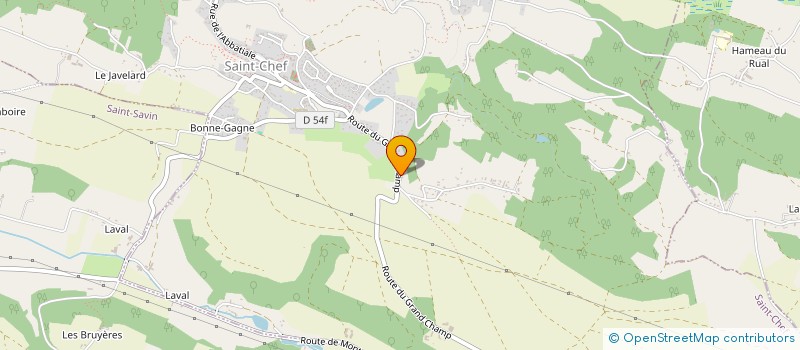 localisation de l'entreprise BATHO  SAINT-CHEF