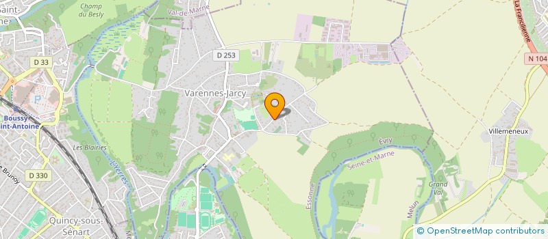 localisation de l'entreprise BATHOMA  VARENNES-JARCY