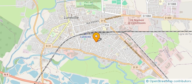 localisation de l'entreprise BATHORODE  LUNEVILLE