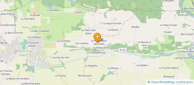 localisation de l'entreprise BATHYMETRIE SERVICE EUROPE à MONTREUIL-LE-GAST