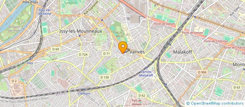 localisation de l'entreprise BATHYMMO à VANVES