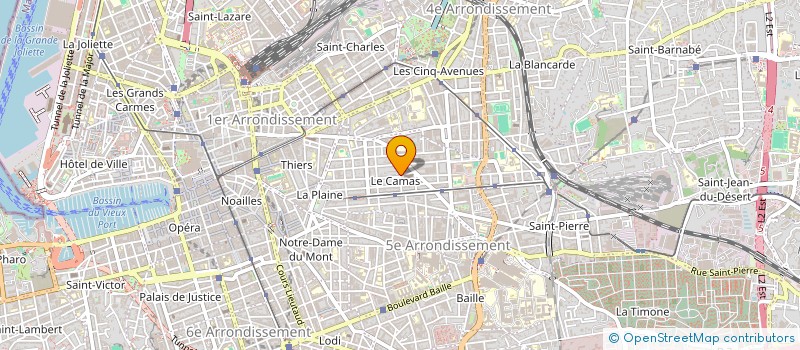 localisation de l'entreprise BATHYSCAPHE à MARSEILLE