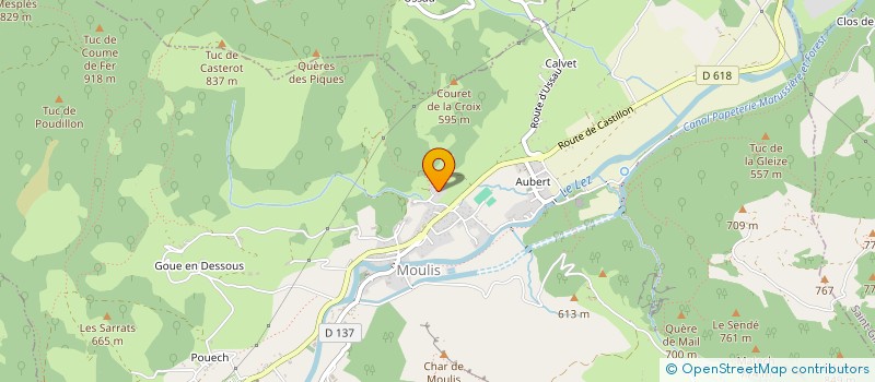 localisation de l'entreprise BATI 09 à SAINT-GIRONS