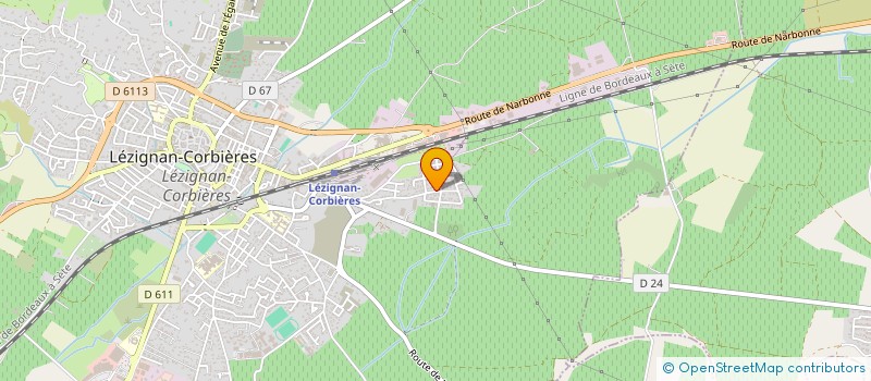 localisation de l'entreprise BATI 11 CONCEPT à LEZIGNAN-CORBIERES