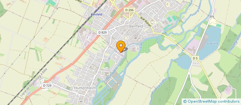 localisation de l'entreprise BATI 15  BENFELD