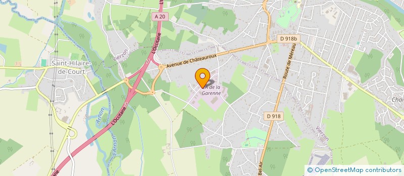 localisation de l'entreprise BATI 18 à MEREAU