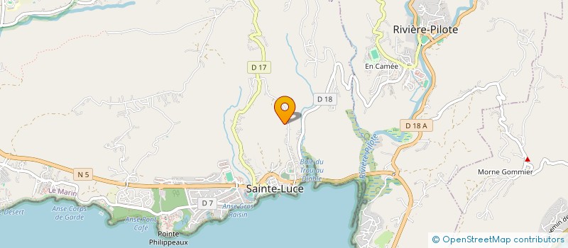localisation de l'entreprise BATI 2000 à SAINTE-LUCE