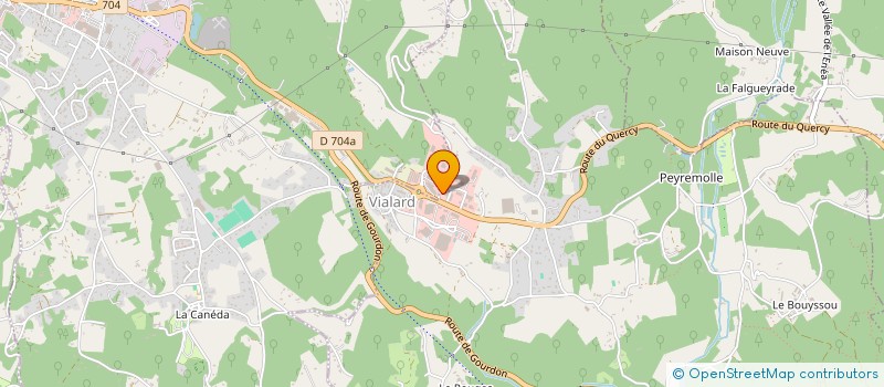 localisation de l'entreprise BATI 2000 à SARLAT-LA-CANEDA