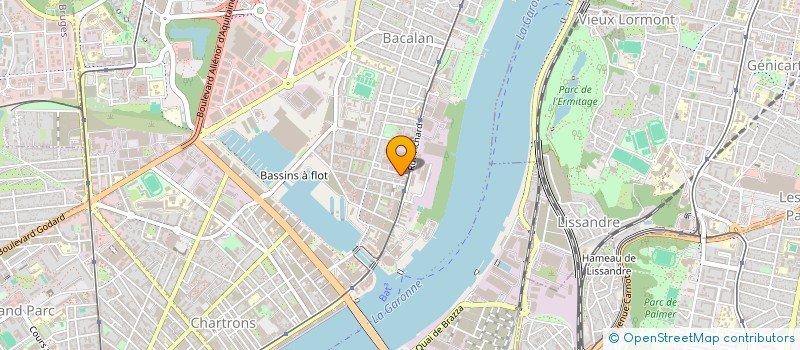 localisation de l'entreprise BATI 2000 à BORDEAUX