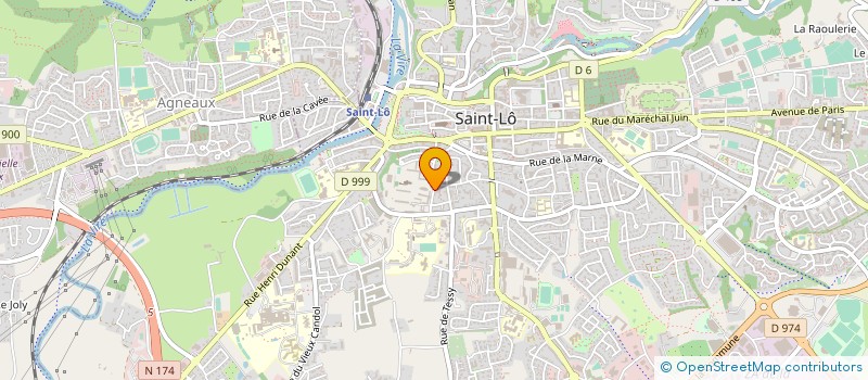 localisation de l'entreprise BATI 2050  SAINT-LO