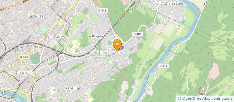 localisation de l'entreprise BATI.25 à BESANCON