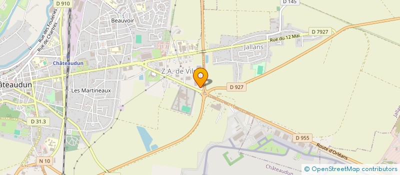 localisation de l'entreprise BATI 28 à CHATEAUDUN