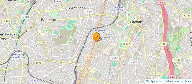 localisation de l'entreprise BATI 3 RENOVATION  CACHAN