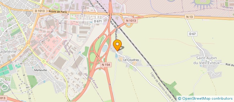 localisation de l'entreprise BATI 3 S  LE VIEIL-EVREUX