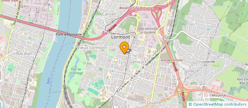 localisation de l'entreprise BATI 3000 SARL à LORMONT
