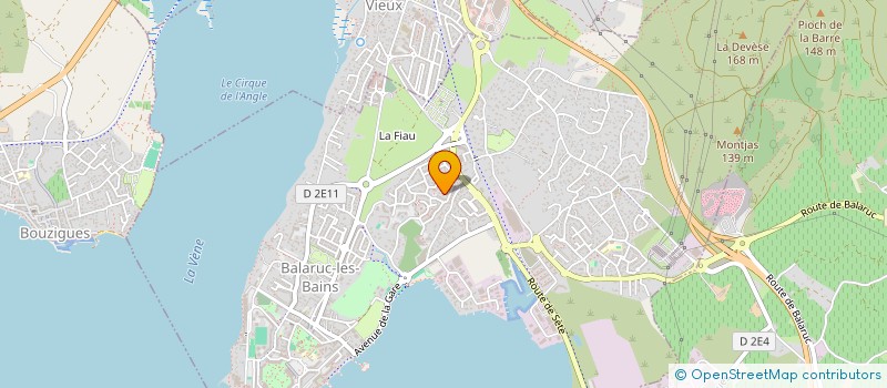 localisation de l'entreprise BATI + 34  BALARUC-LES-BAINS