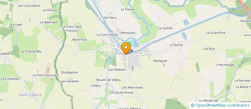 localisation de l'entreprise BATI 4 C à TREVERIEN