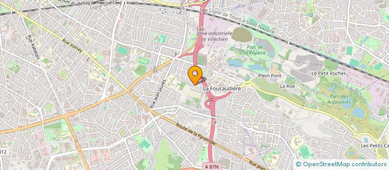 localisation de l'entreprise BATI 40 à ANGERS