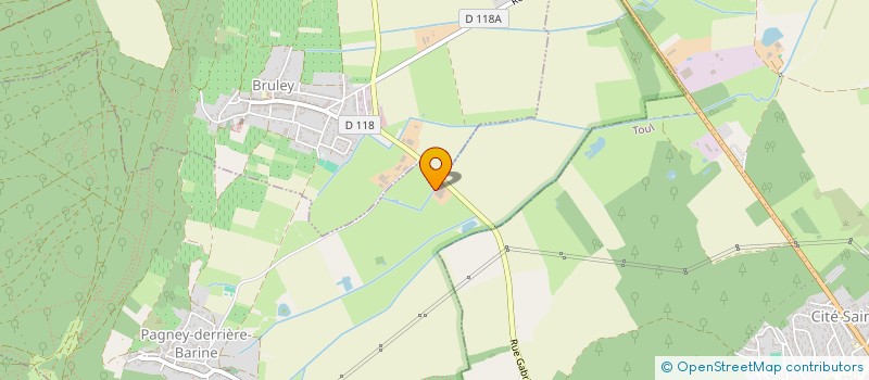 localisation de l'entreprise BATI  PAGNEY-DERRIERE-BARINE