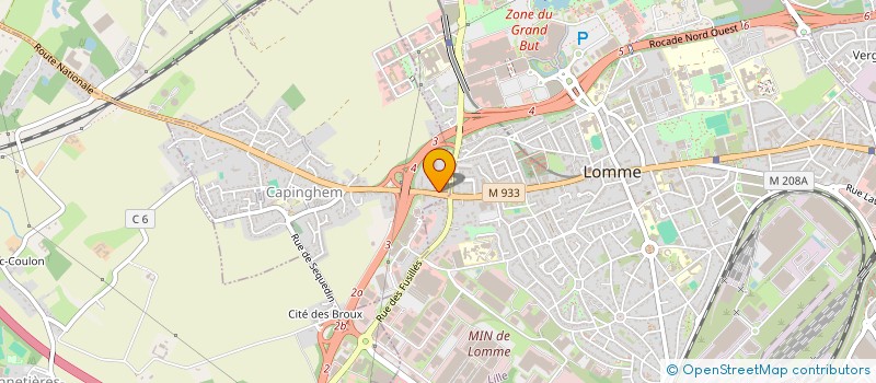 localisation de l'entreprise BATI 59 à LILLE