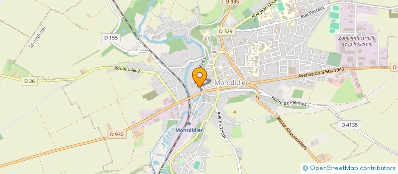 localisation de l'entreprise BATI 80  MONTDIDIER