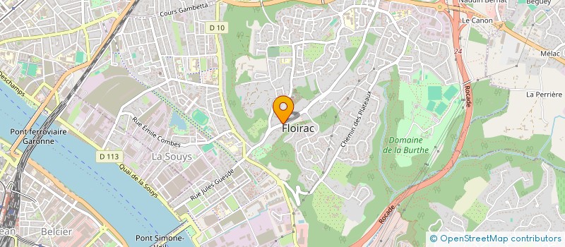 localisation de l'entreprise BATI+ à FLOIRAC