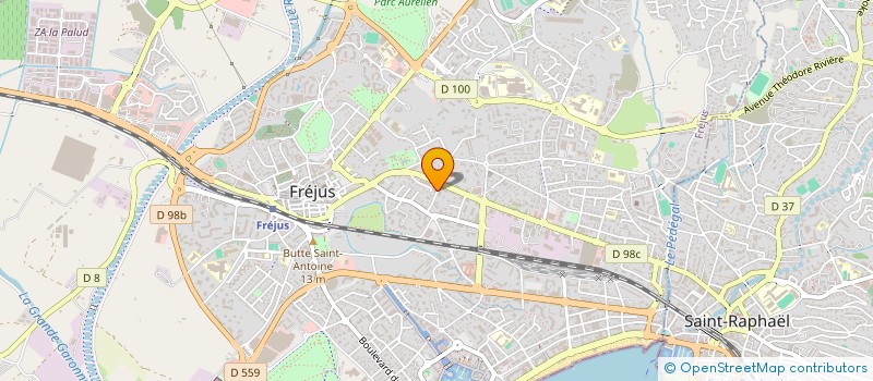 localisation de l'entreprise BATI 83 à FREJUS