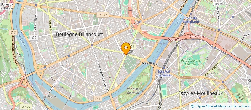 localisation de l'entreprise BATI 9 à BOULOGNE-BILLANCOURT