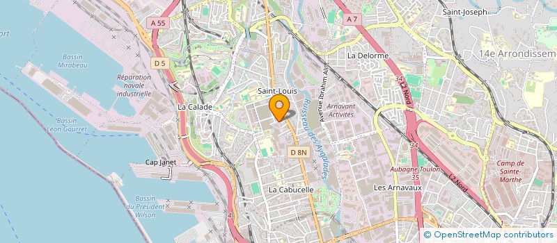 localisation de l'entreprise BATI 9 à MARSEILLE