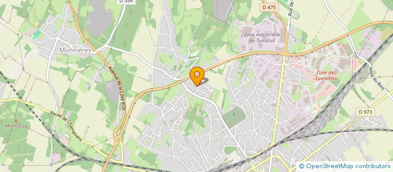 localisation de l'entreprise BATI à DOLE