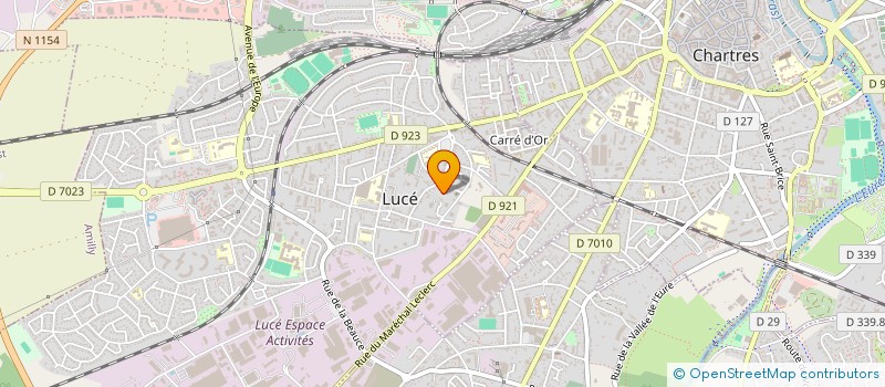 localisation de l'entreprise BATI A D à LUCE