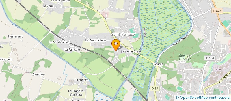 localisation de l'entreprise BATI - A.J.M  SAINT-PERREUX