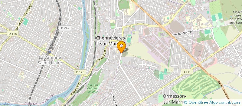 localisation de l'entreprise BATI ACTION  CHENNEVIERES-SUR-MARNE