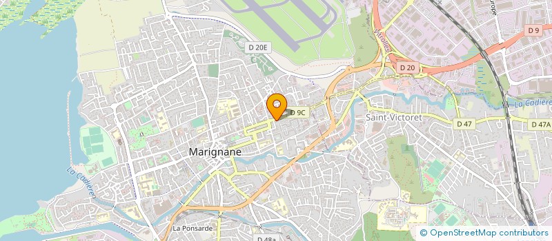 localisation de l'entreprise BATI-AGI à MARIGNANE