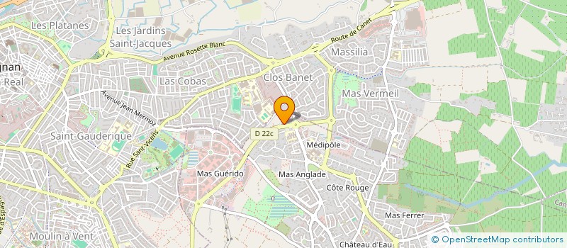 localisation de l'entreprise BATI AKGUN à CABESTANY